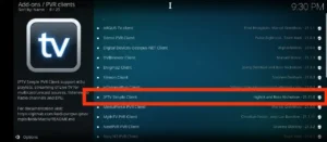 Install PVR IPTV Simple Client5
